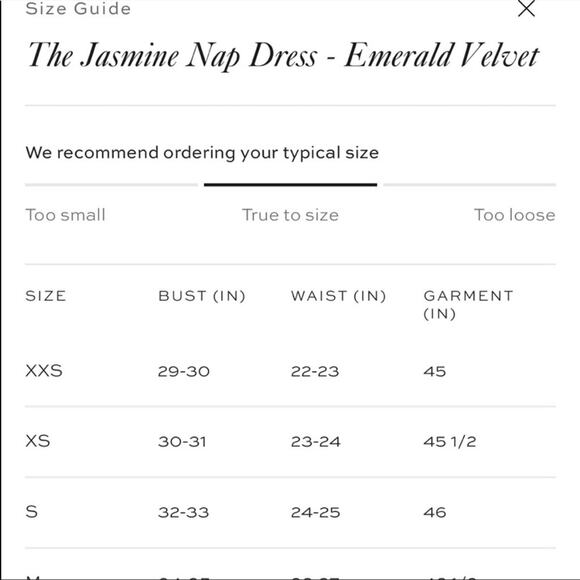 Hill house NWT jasmine velvet emerald green long balloon sleeve nap dress - Picture 5 of 5